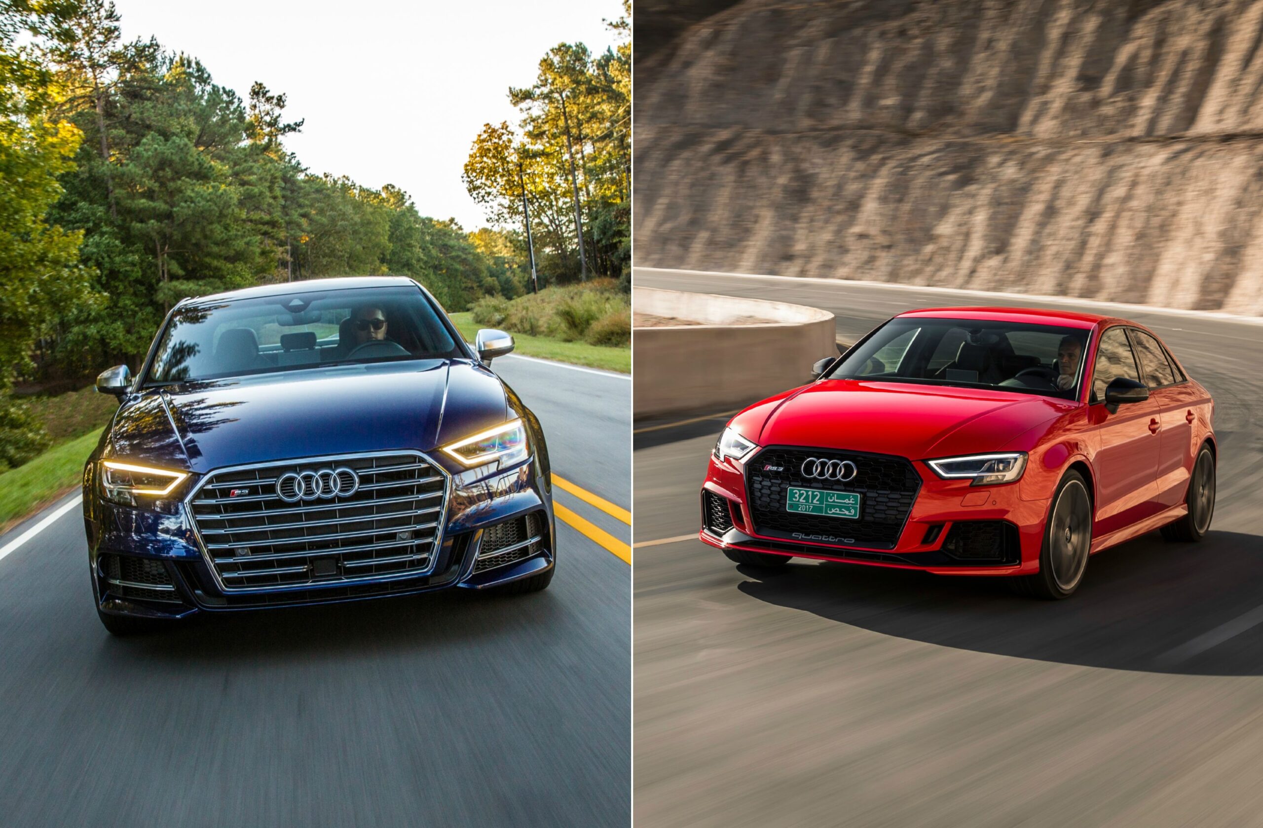 Audi S3 And RS3 Sedans: Getting New Lights And Bumpers