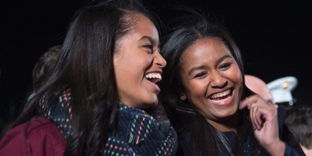 Malia And Sasha Obama